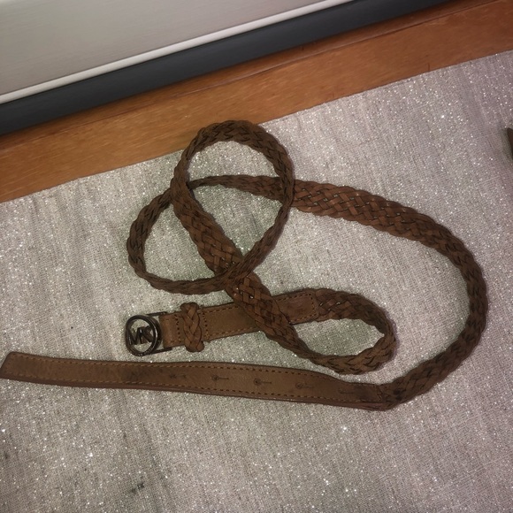 Michael Kors Brown Genuine Leather Trend Belt - Picture 5 of 6